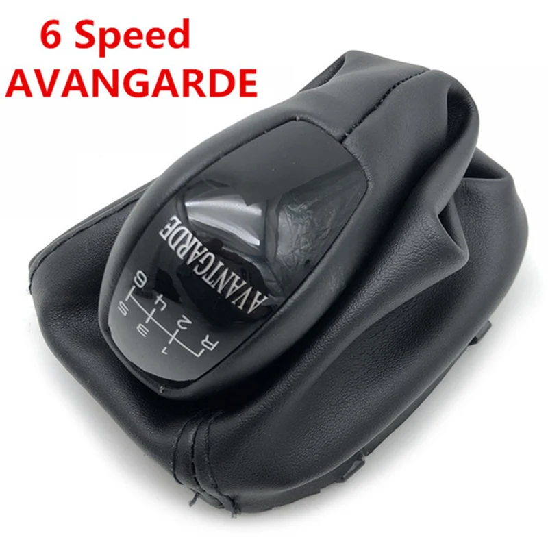 6 speed Avantgarde 5/6 скоростной ручной редукторный Сменный Чехол против пыли Чехол для Mercedes-Benz Clase C W203 S203 автомобильный Стайлинг - Название цвета: 6 speed Avantgarde