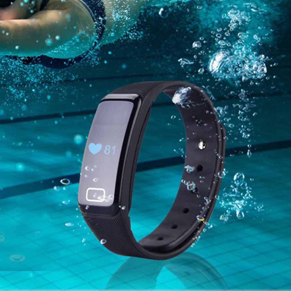 X6 монитор сердечного ритма Bluetooth Smart Браслет Шагомер IP67 жизни Водонепроницаемый