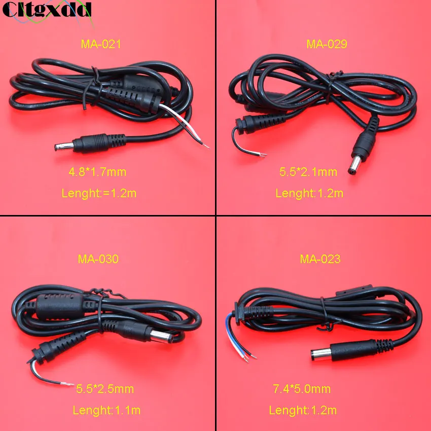 Cltgxdd 4.8X1.7mm 5 5*2 1mm 5.5X2.5mm DC разъем шнур питания для ноутбука Lenovo Toshiba Dell HP|Соединители|