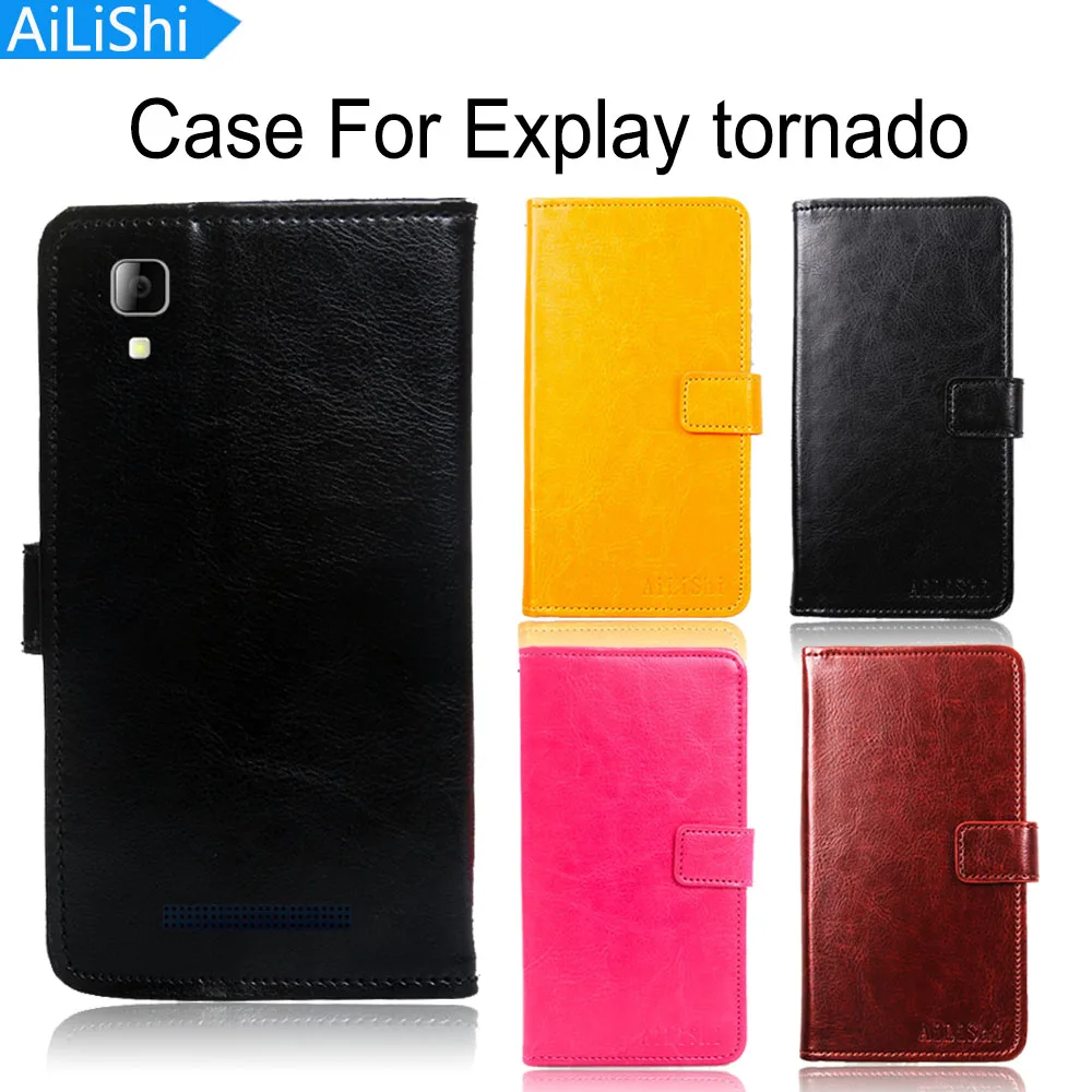 AiLiShi кожаный чехол для Explay tornado чехол Лидер продаж откидная крышка чехол для телефона кошелек со слотом для карты номер отслеживания