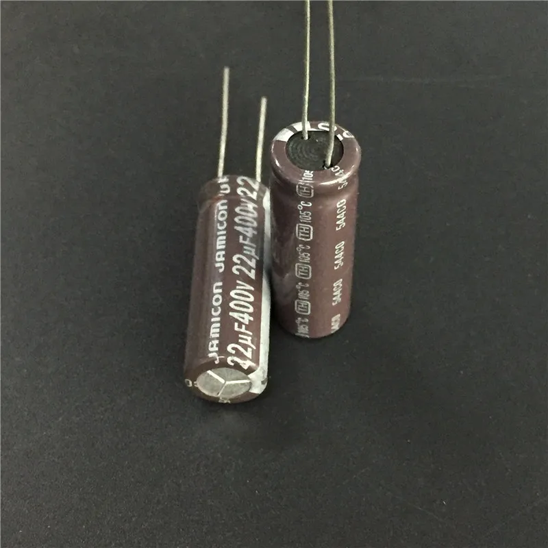 10 шт. 22 мкФ 400V JAMICON TH серии 10x30mm низкая ESR долгий срок службы 400V22UF Алюминий