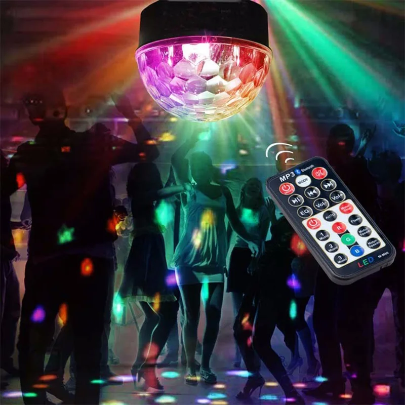 Bluetooth хрустальный магический шар Светодиодная сценическая лампа режимы