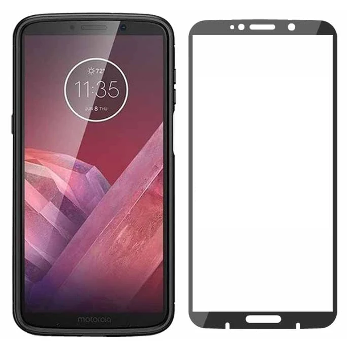 For Motorola Moto Z3 Play Screen Protector 2.5D 9H Hardness Full Coverage Tempered Glass Protective Films | Мобильные телефоны и