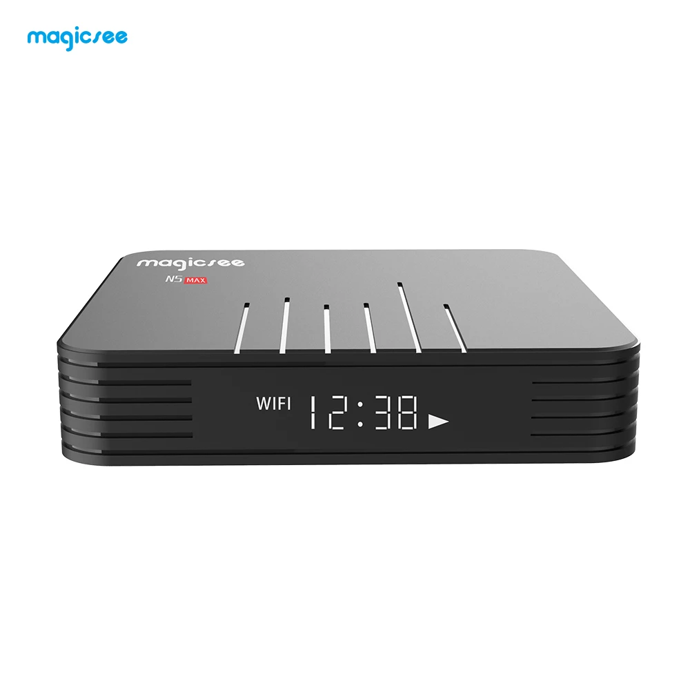 ТВ приставка MAGICSEE N5 Max Android 9 0 телевизионная коробка с Bluetooth 4G DDR4 32G/64G EMMC 2 4 ГГц 5