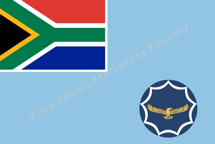 

Ensign Of The South African Air Force 150X90cm (3x5FT) 120g 100D Polyester Double Stitched High Quality Free Shipping