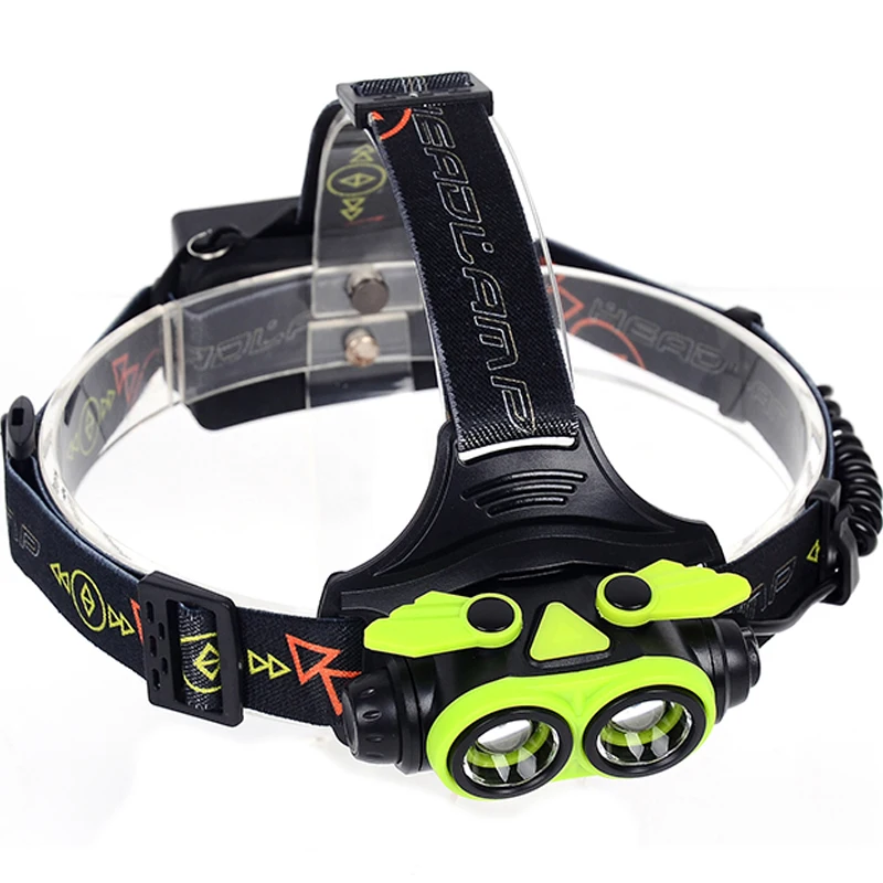 Litwod z207305A 2 шт. CREE XML L2 8000лм светодиодный налобный светильник Micro usb Перезаряжаемый налобный светильник 18650 или 3* AA батареи