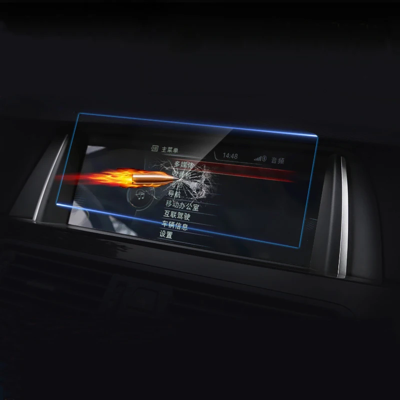 Автостайлинг внутренняя консоль GPS навигация защита экрана NBT отделка наклейки