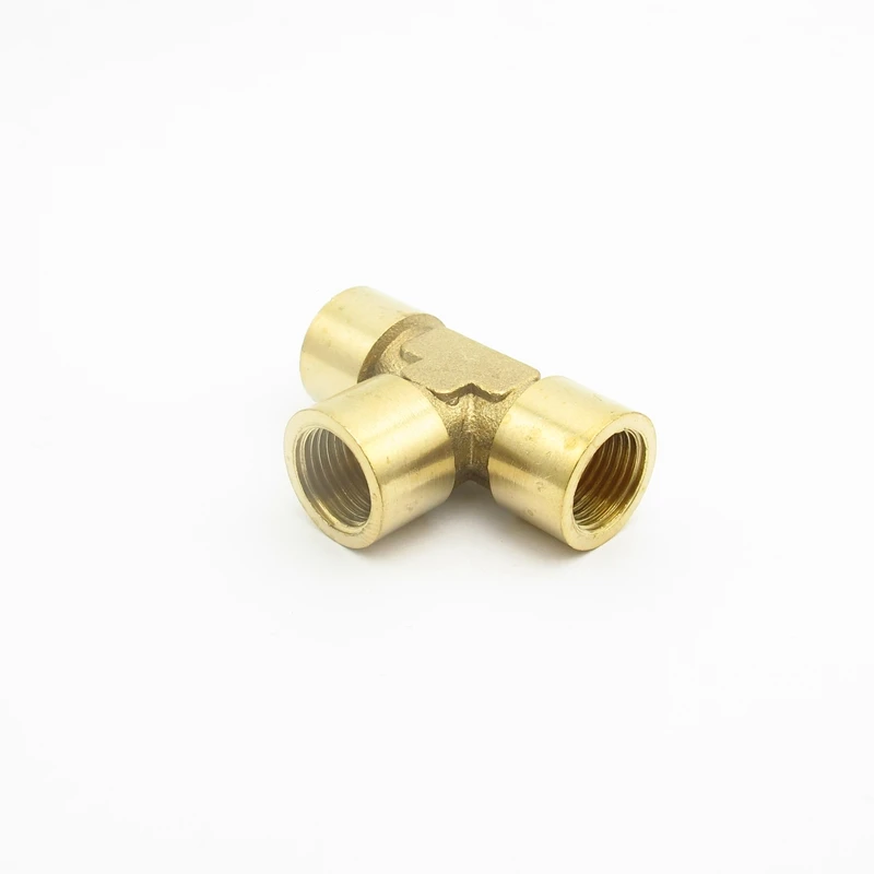 1/8&quot BSP Female Thread Tee Type 3 Way Brass Pipe Fitting Adapter Coupler Connector For Water Fuel Gas | Обустройство дома