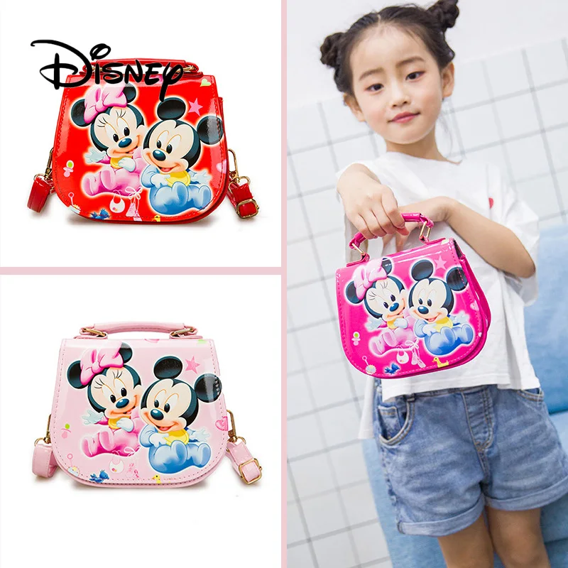 Disney Микки Маус плюшевые рюкзаки для девочек принцесса сумка через плечо монета