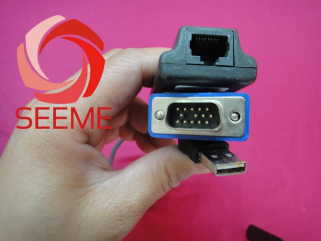 

KVM USB Cnsl 336047-B21 адаптер 1PK 396633-001 USB + VGA + Ethernet