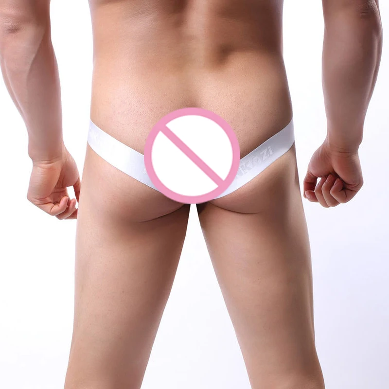 

G String Men Sexy Thongs Jockstrap Men's Underwear cuecas hombre Tanga Open Butt Briefs Mens G-string Smooth Panties Underpants
