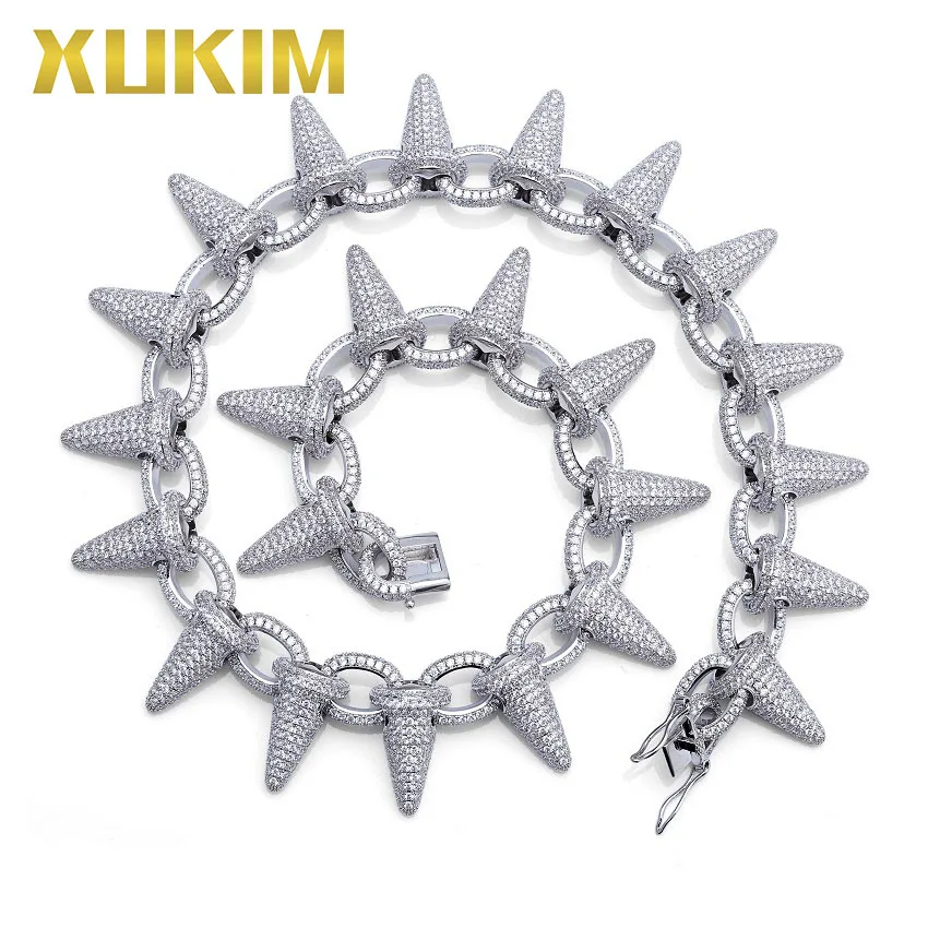 Ювелирные изделия Xukim серебряные белые золотые фианиты класса ААА сверкающие