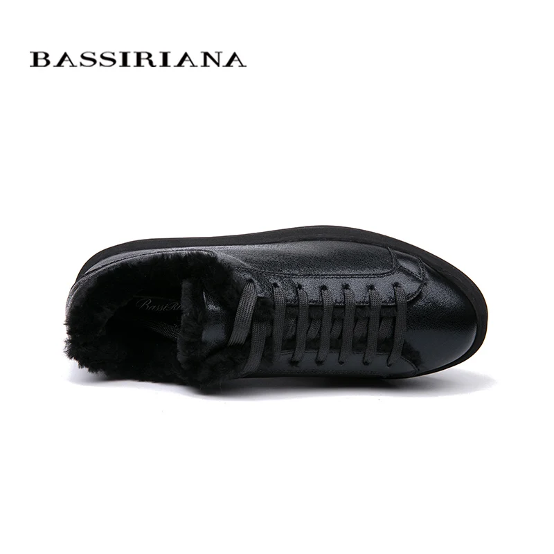 BASSIRIANA/2018 Новая зимняя Женская обувь плюшевая модная с хлопковой подкладкой
