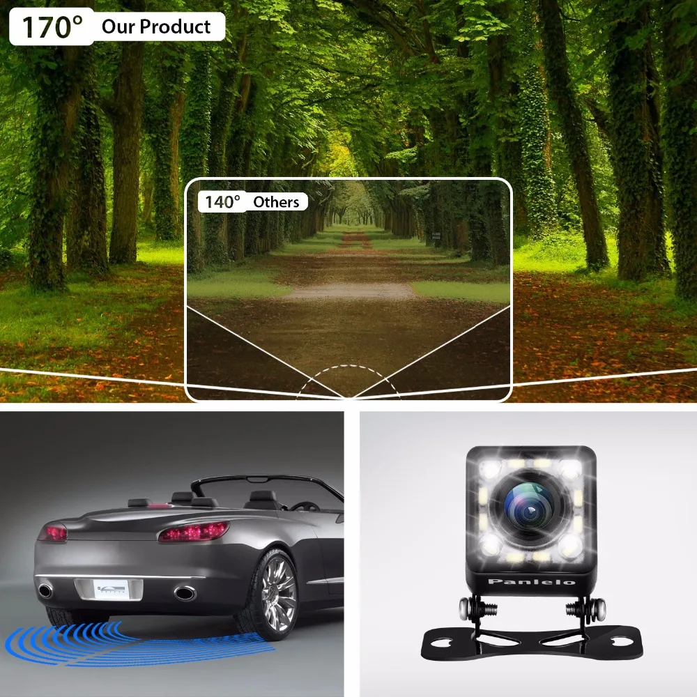 Автомобильная камера Panlelo универсальная задняя HD GPS заднего вида легкая