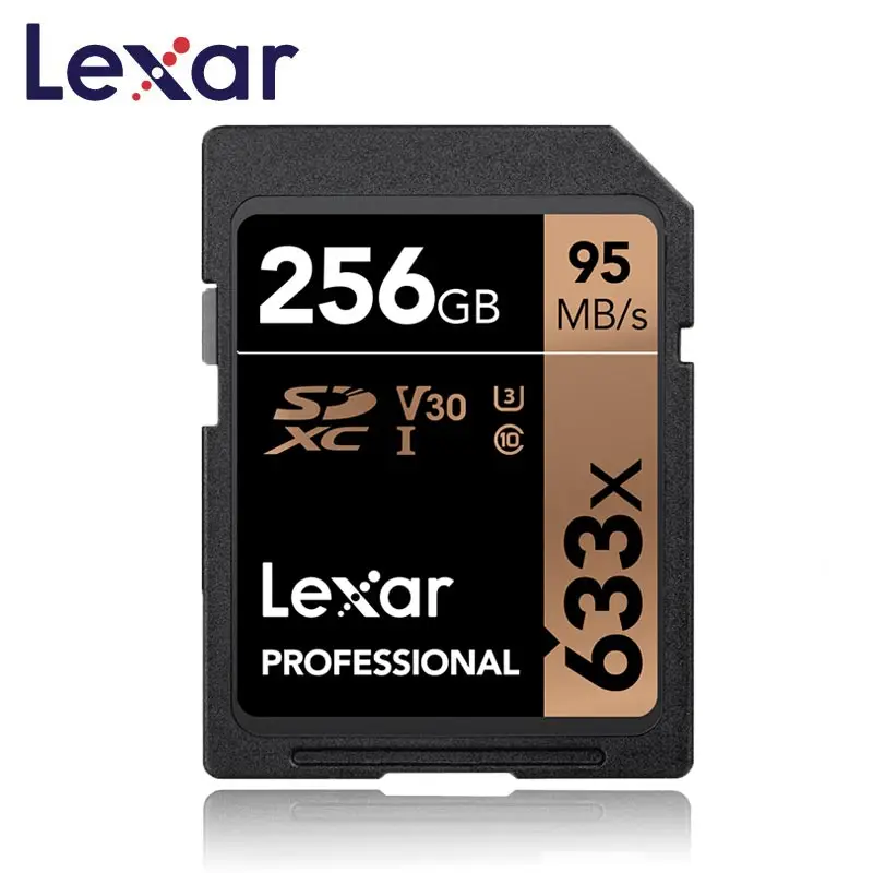 Оригинальный Lexar флышка карта памяти SD карты флешки микро сд 633X sd 32 GB/64 GB 95 МБ/с. 256