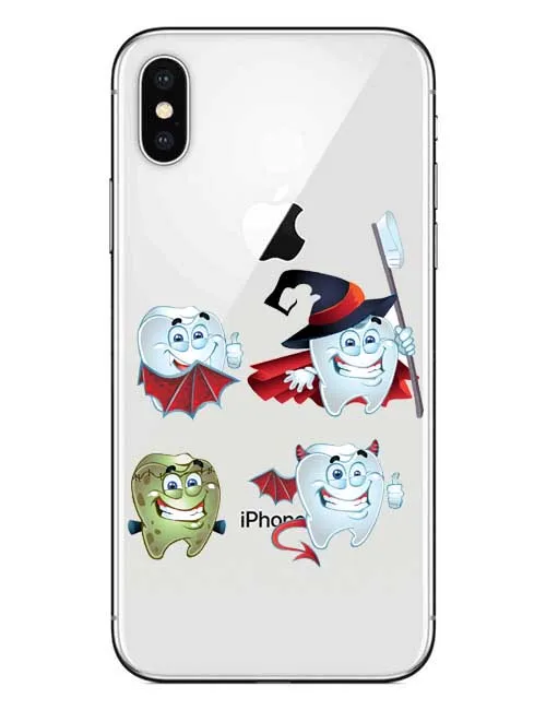 Интересный мультфильм доктор зуб инъекции чехол для iPhone X XS XR MAX 5 6 7 8 Plus S SE покрыт |