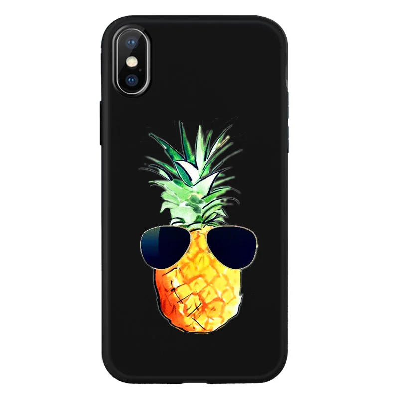 Серия Horse чехол для телефона iPhone 8 7 6 6S Plus X XS XR XSMAX Черный силиконовый Z638 |