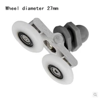 wheel diameter27mm glass shower door roller pulley high quality nylon