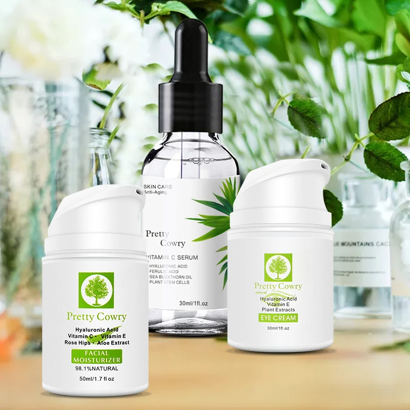 Красивый Cowry набор для ухода за кожей Увлажняющий Осветляющий анти возрасное