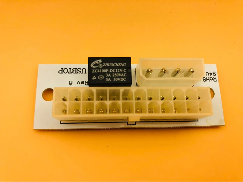 ATX 24Pin на 4Pin двойной блок питания синхронизация стартера удлинитель кабеля карта