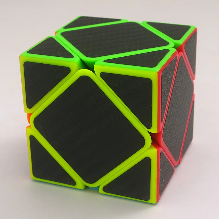 Rubikx куб 2-3-4-5Carbon волокна Стикеры Скорость Magic Cube детские игрушки-головоломки, Детские кубики, подарки для детей, игрушки для молодежи взрослых Instruction3* 3*3 игрушка мальчика