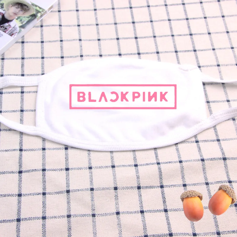 ALLKPOPER KPOP черная розовая маска для рта квадратная маска унисекс новая респиратор против пыли для лица - Цвет: 3