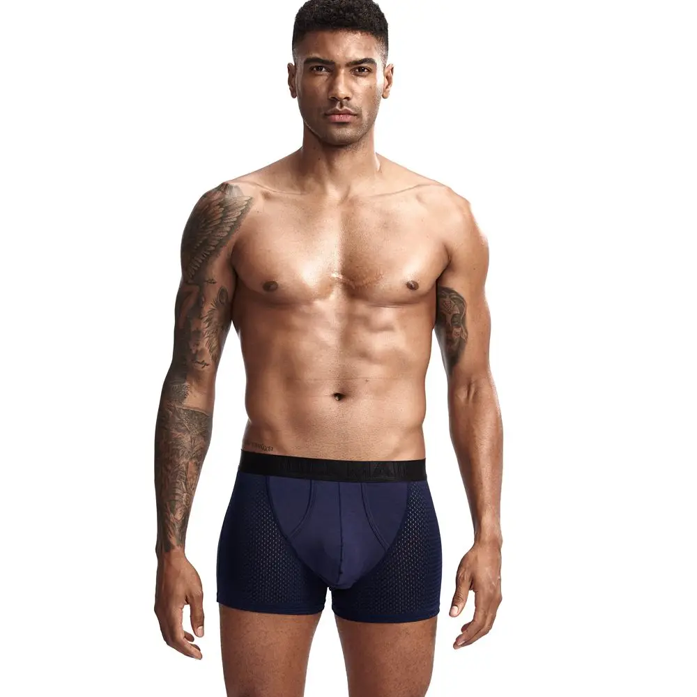 JOCKMAIL, модальное Сетчатое сексуальное мужское нижнее белье, боксерские шорты, Мошонка, уход за мошонкой, Капсульная функция, молодежное здоровье, Сеульское Выпуклое разделение, боксеры для геев