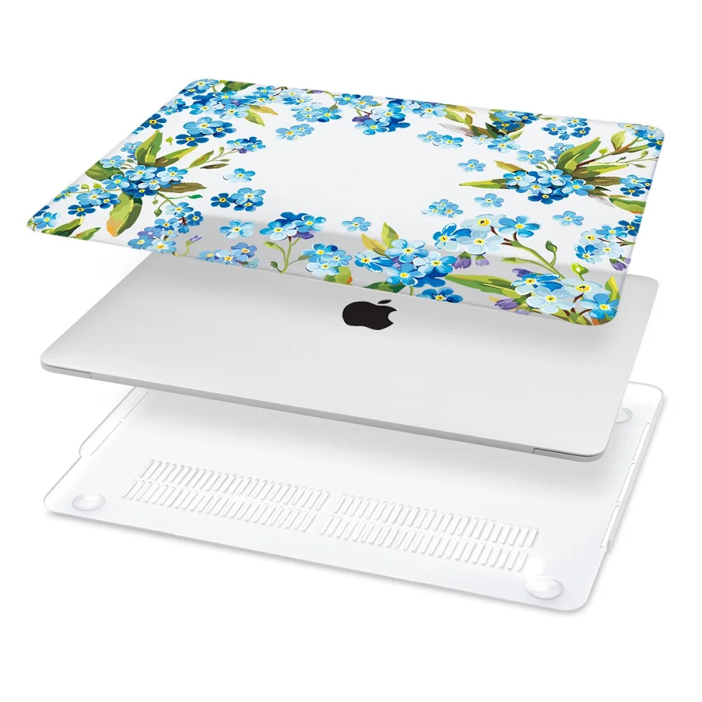 Для Macbook Air Pro 13 2019 2018 A1932 чехол для mac book retina 11 12 15 Новый pro цветок Кристалл Корпус
