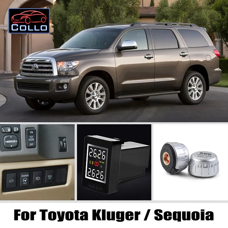 Система контроля давления в шинах TPMS система для TOYOTA high Lander Kluger Sequoia/Система