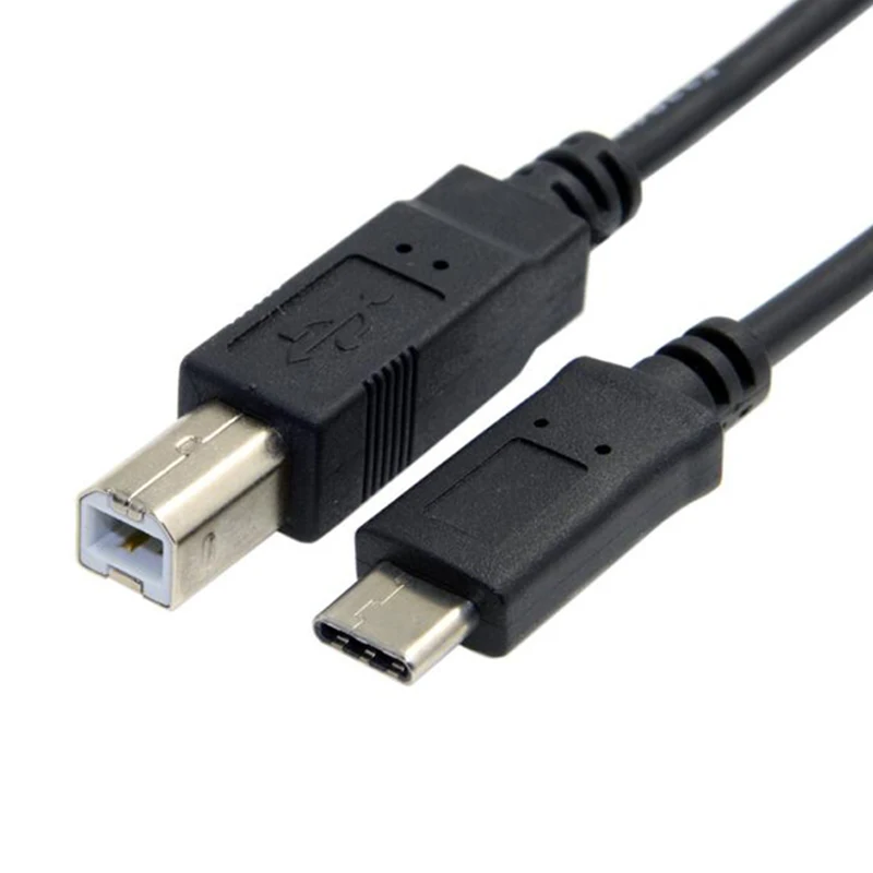 USB C 3 1 Type Штекерный разъем для 2 0 B типа Мужской кабель передачи данных|Кабели
