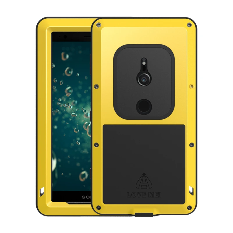 Водонепроницаемый чехол Love Mei для Sony Xperia XZ2 5 7 дюйма ударопрочный алюминиевый Compact