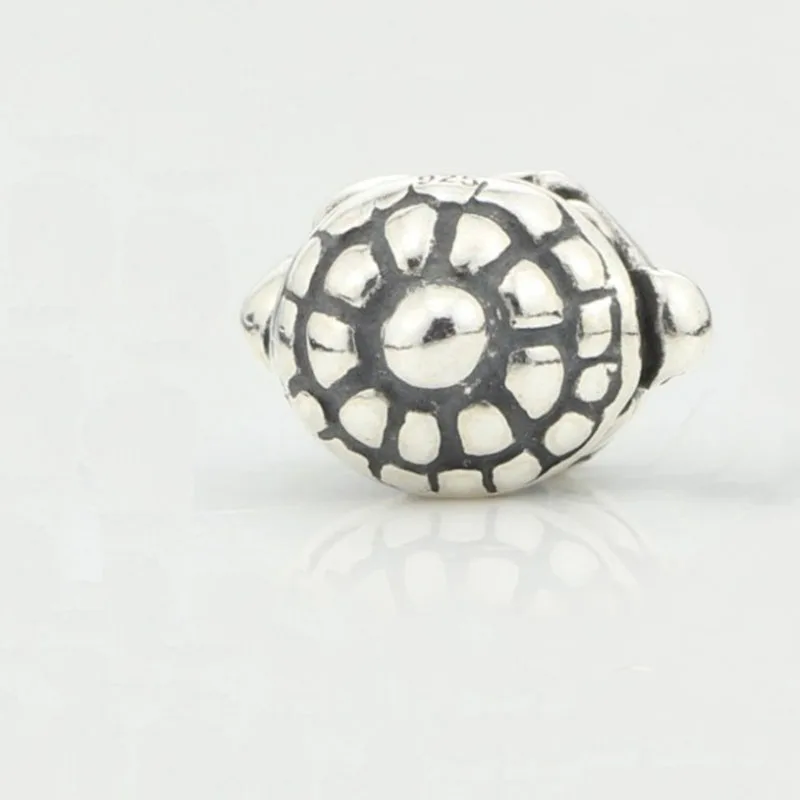 Genuine 925 Sterling Silver Animal The Hare and the Tortoise Charm Bead Fits European 3.0mm Bracelet Jewelry | Украшения и