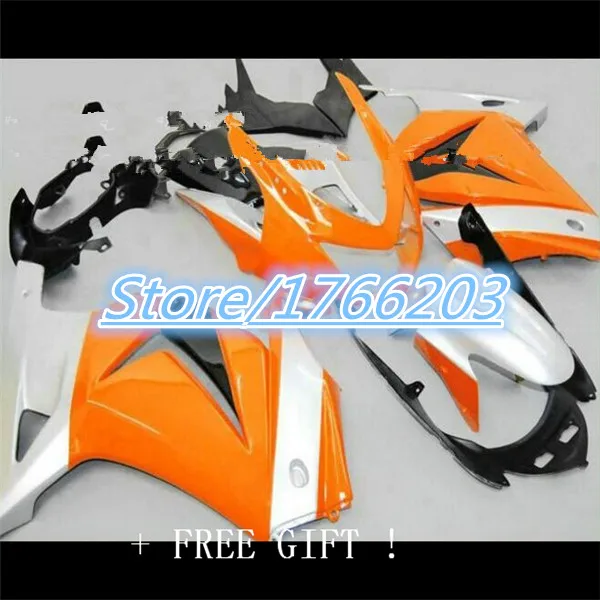 

Fairing For Kawasaki EX-250R EX250R EX 250R 2008-2012 08-12 Orange White