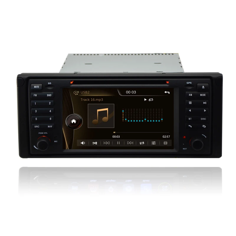Автомобильный DVD стерео головное устройство UI 7 &quotдля BMW E39 X5 E53 с GPS Навигатором