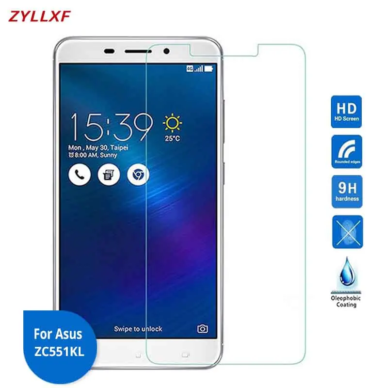 Для Asus Zenfone 3 Laser ZC551KL закаленное стекло 9H 2.5D 0 26 мм Защитная пленка для экрана на ZC 551