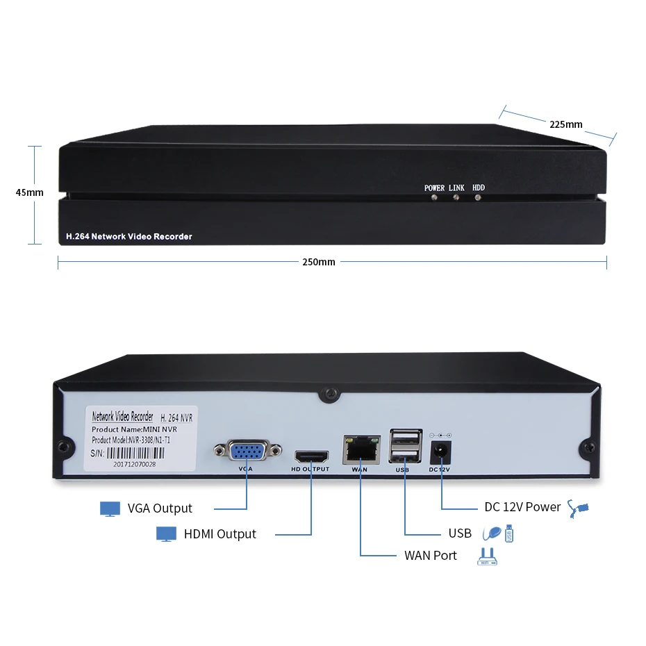 ZSVEDIO система наблюдения камера безопасности wifi 720P 960P 1080P 4CH Full HD монитор