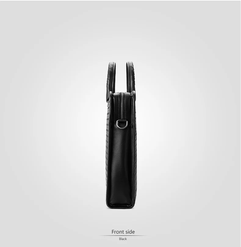 Сумка из натуральной кожи до середины икры, деловой портфель, высокое качество, коммерческий компьютер, сумка-мессенджер, тканые сумки
