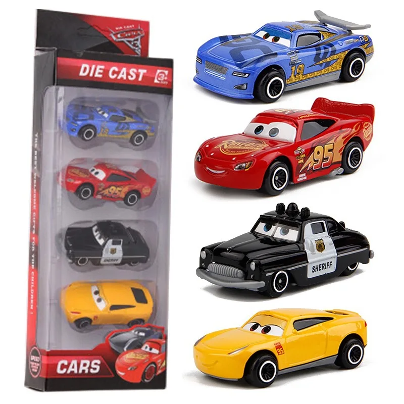 2/4/5/6 шт./компл. Disney Diecast из металлического сплава Pixar Cars 3 McQUEENS Jackson Storm McQueen