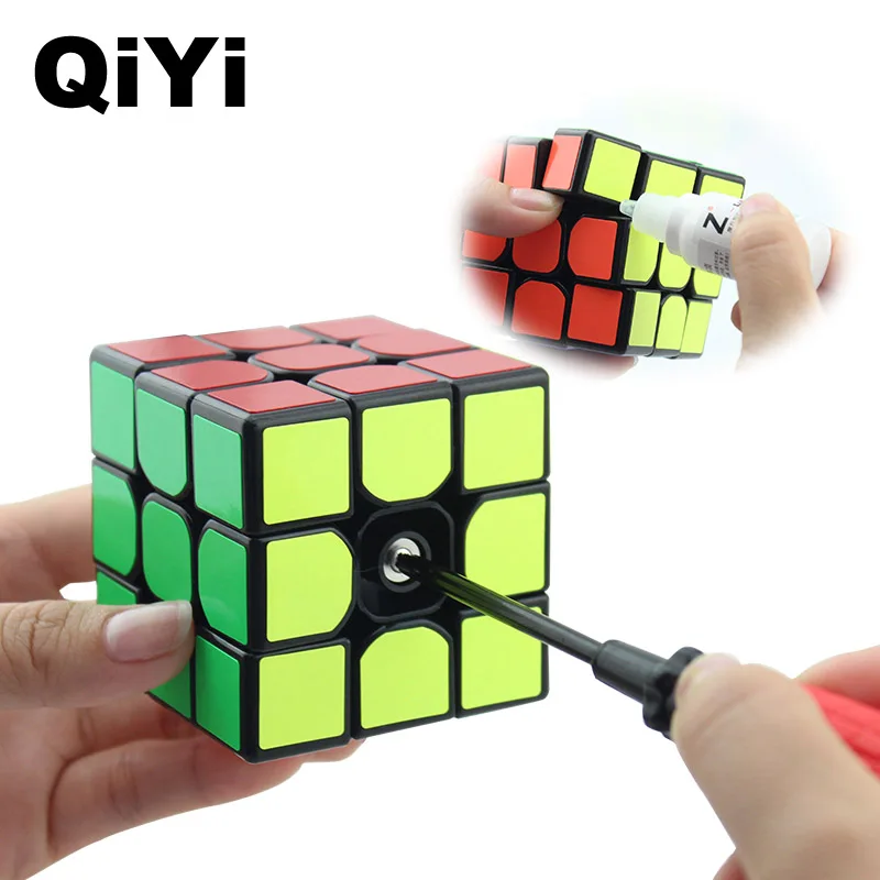 Волшебный кубик QIYI 3x3x3 Профессиональная Регулируемая пружинная конструкция