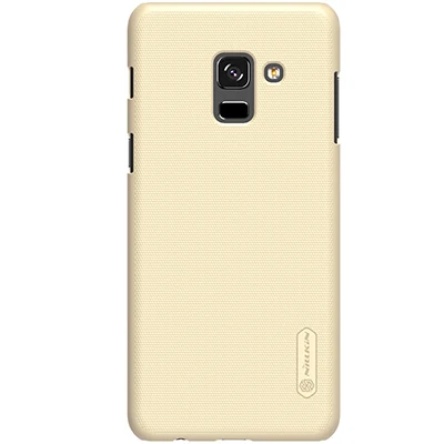 NILLKIN супер матовый защитный жесткий чехол для задней крышки для samsung Galaxy A8 /A8 Plus - Цвет: Золотой