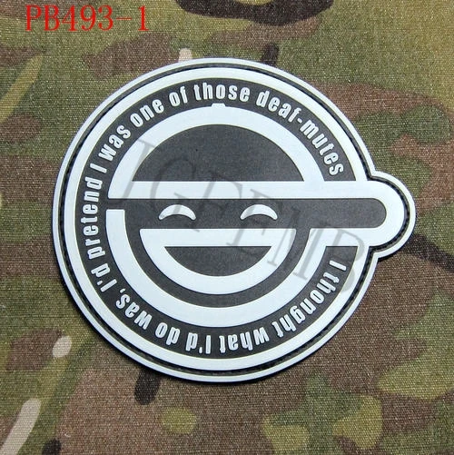 Призрак в Ракушке автономный комплекс Смеющийся человек 3D ПВХ пластырь 9 см * 8