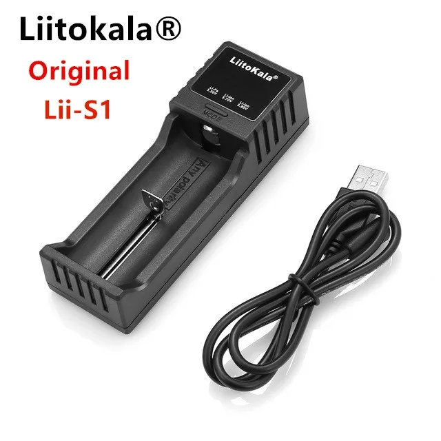 Зарядное устройство Liitokala lii S1 18650 для аккумуляторов 26650 16340 rcr123 14500 LiFePO4 1 2 В NI MH ni CD