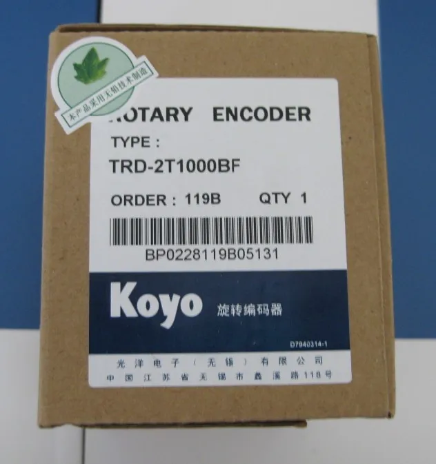 

Freeship Koyo TRD-2T series Ultra-small incremental rotary encoder TRD-2T1000-BF TRD-2T1000BF Diameter 38mm 1-year warranty