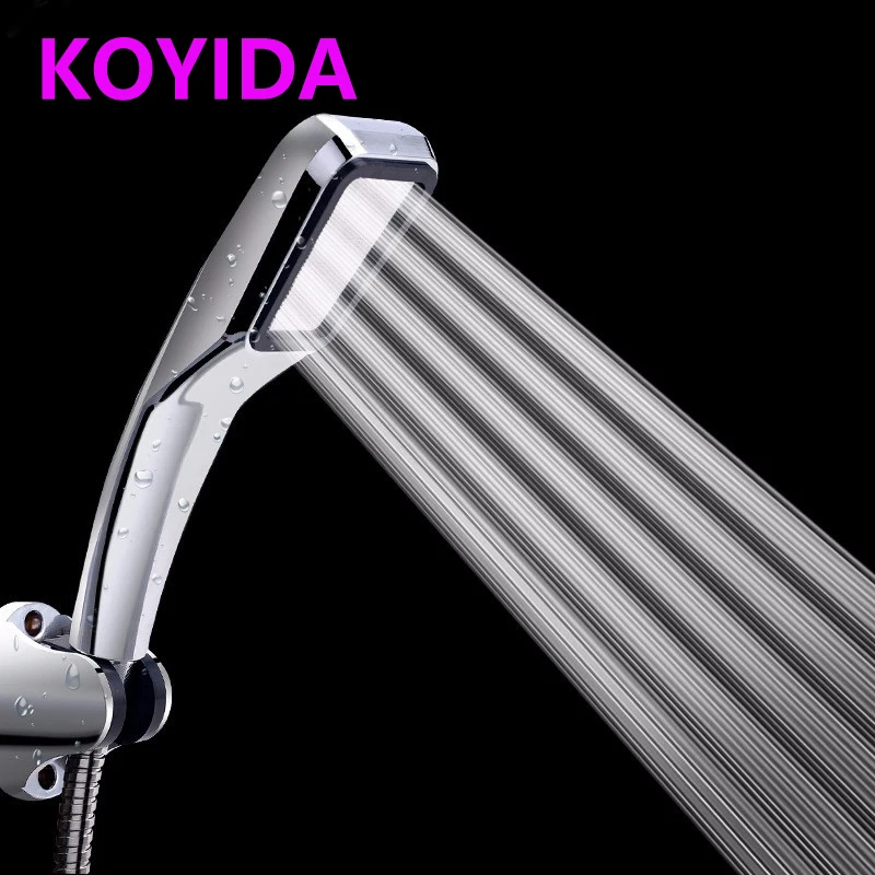 Koyida квадратный высокого давления Насадки для душа 300 отверстия ручной экономии