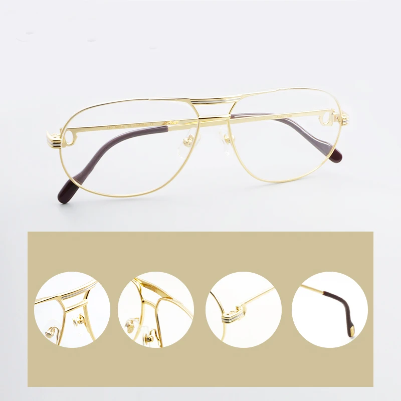 Montura de gafas ópticas para mujer, lentes transparentes Vintage Carter, graduadas para relleno