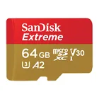 SanDisk 32 Гб карта памяти Extreme 64 Гб micro SD карта UHS-I C10 U3 V30 A2 microSDHCmicroSDXC Flash 128 ГБ 256 Гб 400 Гб TF карта