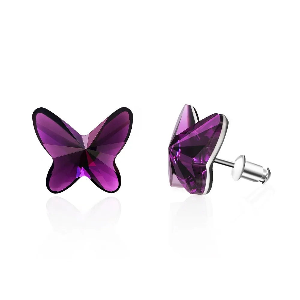Warme Farben серебро 925 пробы женские серьги ювелирные украшения из кристаллов Swarovski