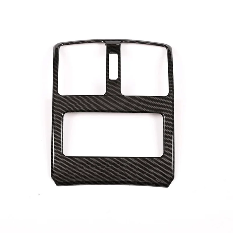Углеродное волокно ABS хром Кондиционер Vent Выход Накладка для Mercedes Benz GLK класс X204 200 300 360 авто аксессуары