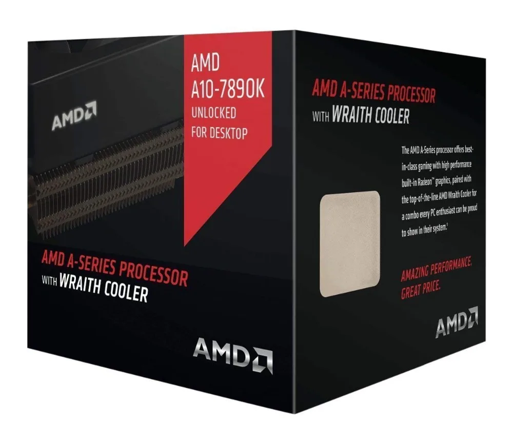 AMD A10 7890K четырехъядерный (4 ядерный) 4 10 ГГц процессор разъем FM2 + (включая