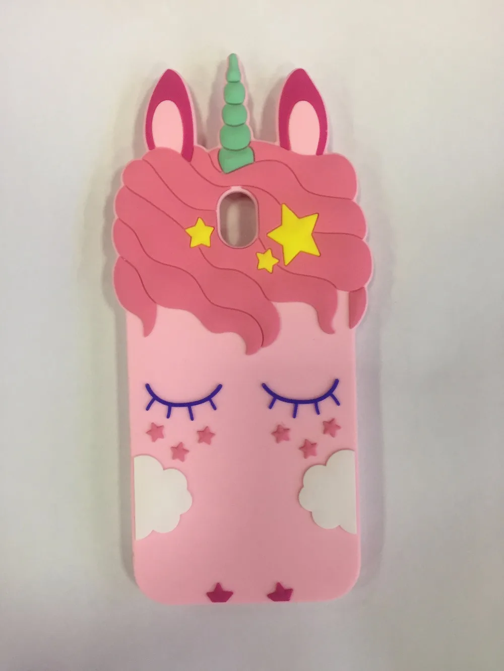 HAIANGUO For Samsung Galaxy J3 J5 J7 pro 2017 EU J530 J730 Unicorn phone Cases Cute Cartoon Eyelashes horse Soft back cover case |